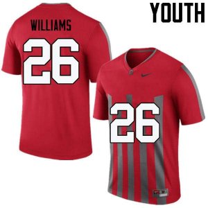 NCAA Ohio State Buckeyes Youth #26 Antonio Williams Throwback Nike Football College Jersey OCS5445LK